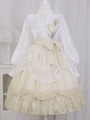 Sweet Lolita Dress Polyester Long Sleeves Dress Sweet Lolita Dress