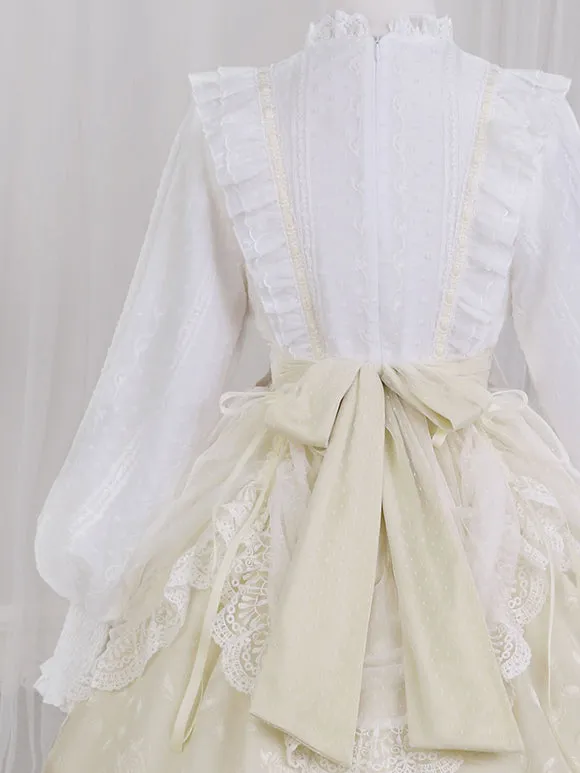 Sweet Lolita Dress Polyester Long Sleeves Dress Sweet Lolita Dress