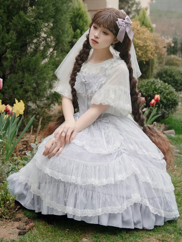 Sweet Lolita Dress Polyester Sleeveless Jumper Lolita Dress