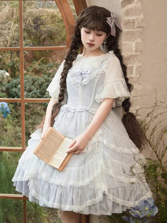 Sweet Lolita Dress Polyester Sleeveless Jumper Lolita Dress