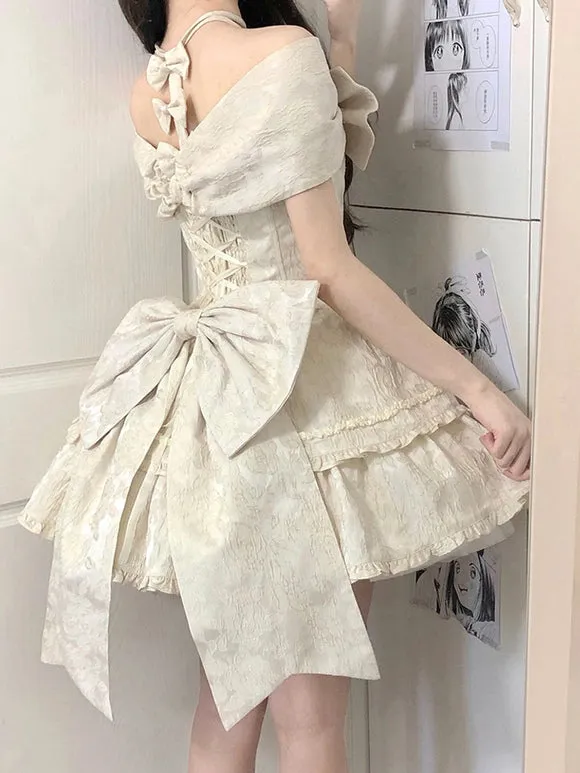 Sweet Lolita Dress Polyester Sleeveless Jumper Skirt Sweet Lolita Dress