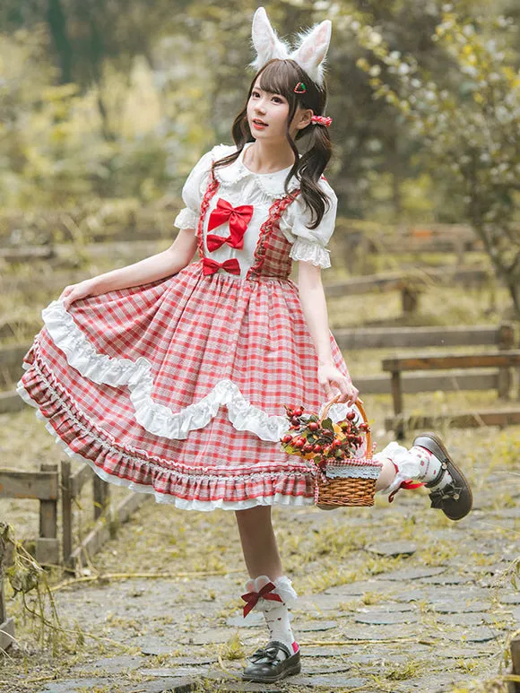 Sweet Lolita Dress Polyester Sleeveless Sweet Dress Lolita Dress