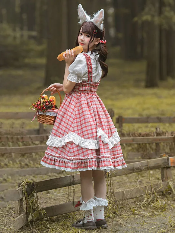 Sweet Lolita Dress Polyester Sleeveless Sweet Dress Lolita Dress