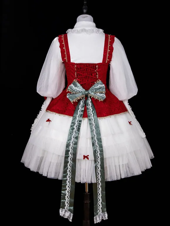 Sweet Lolita Dress Polyester Sleeveless Sweet Lolita Dress
