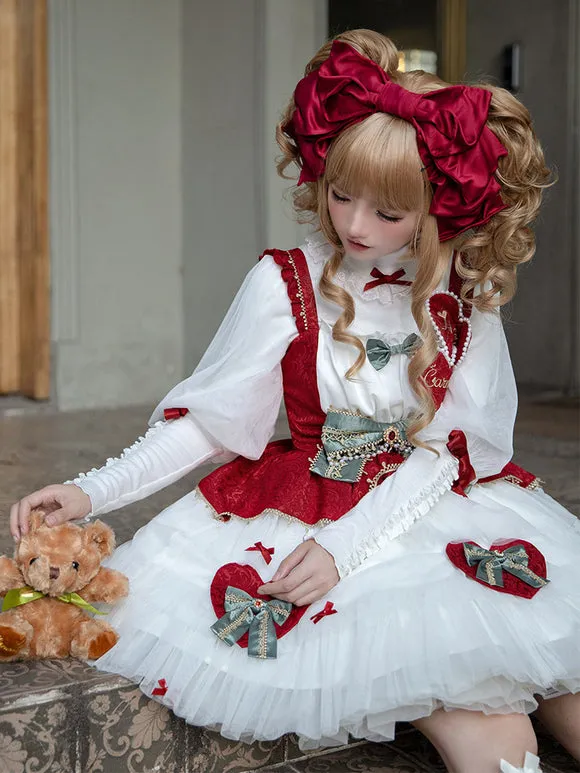 Sweet Lolita Dress Polyester Sleeveless Sweet Lolita Dress