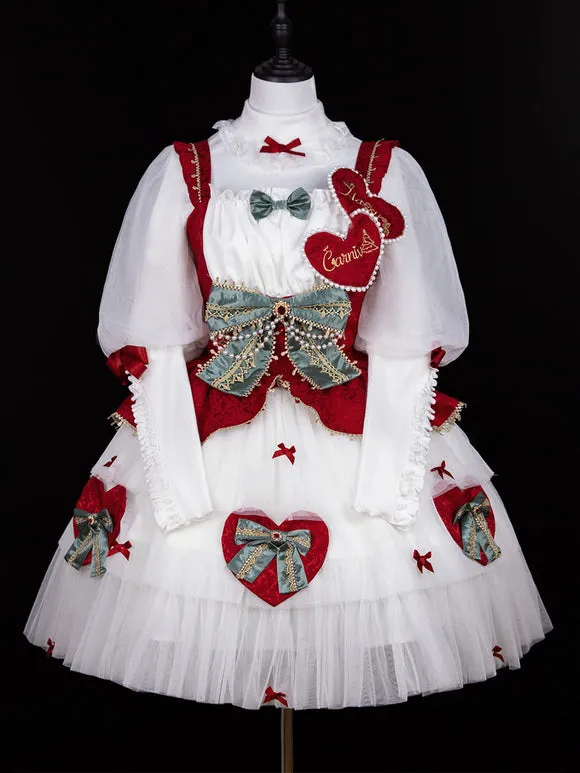 Sweet Lolita Dress Polyester Sleeveless Sweet Lolita Dress