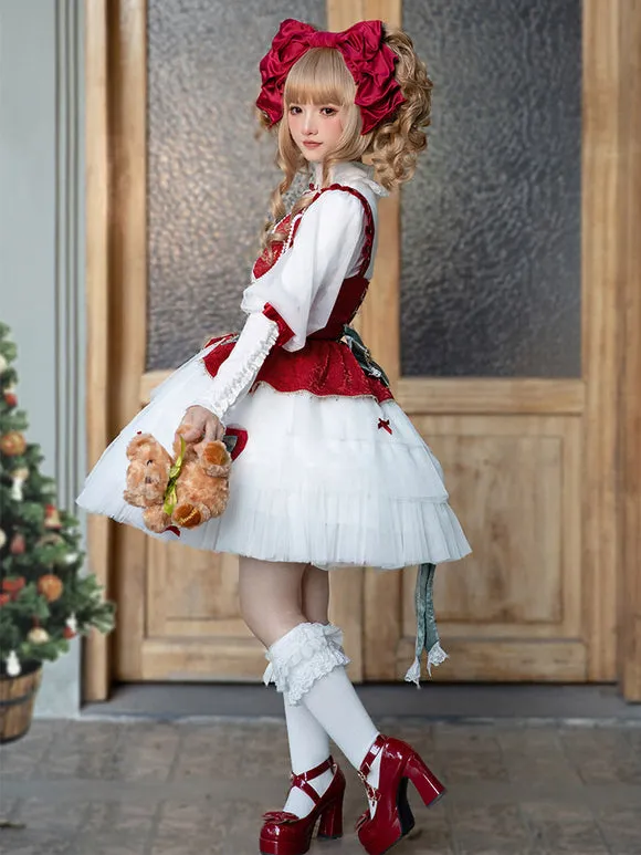 Sweet Lolita Dress Polyester Sleeveless Sweet Lolita Dress