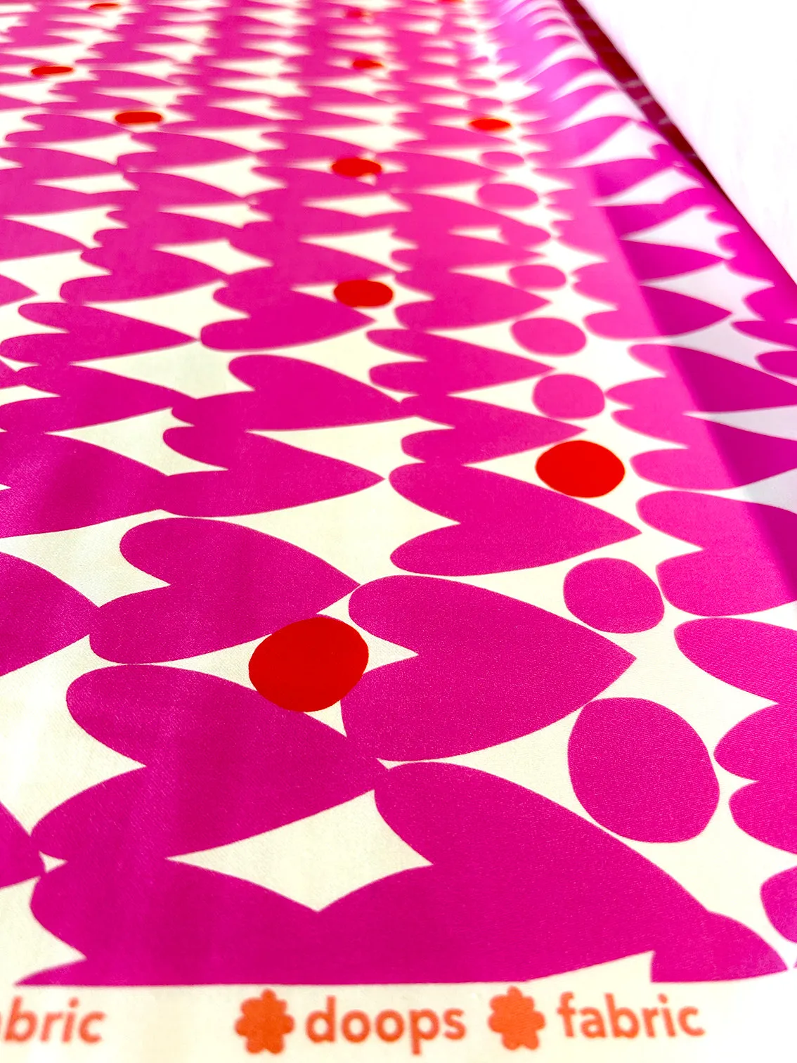 Sweet Pink Love cotton (CUT PIECE 2.2M $30)