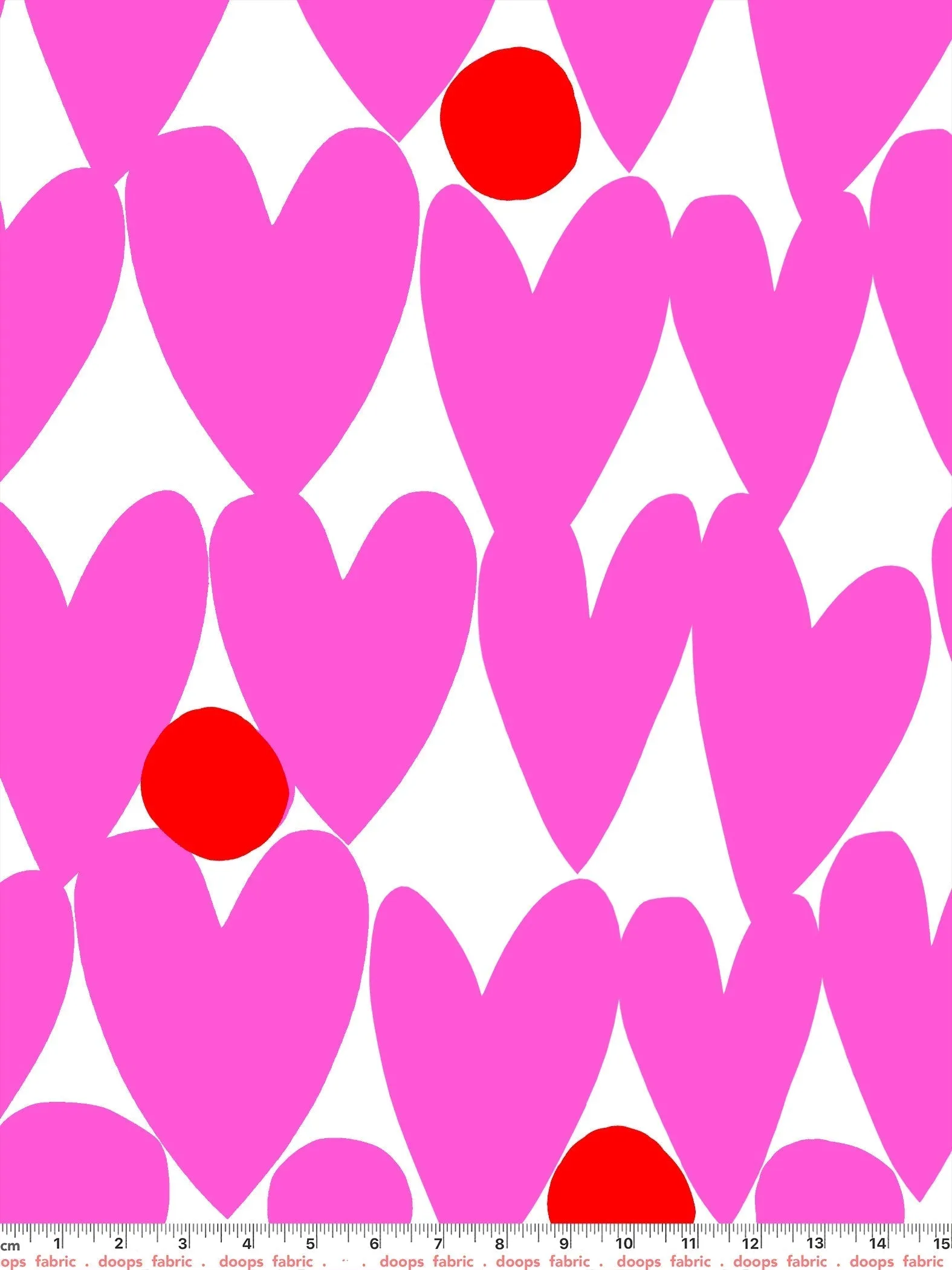 Sweet Pink Love cotton (CUT PIECE 2.2M $30)