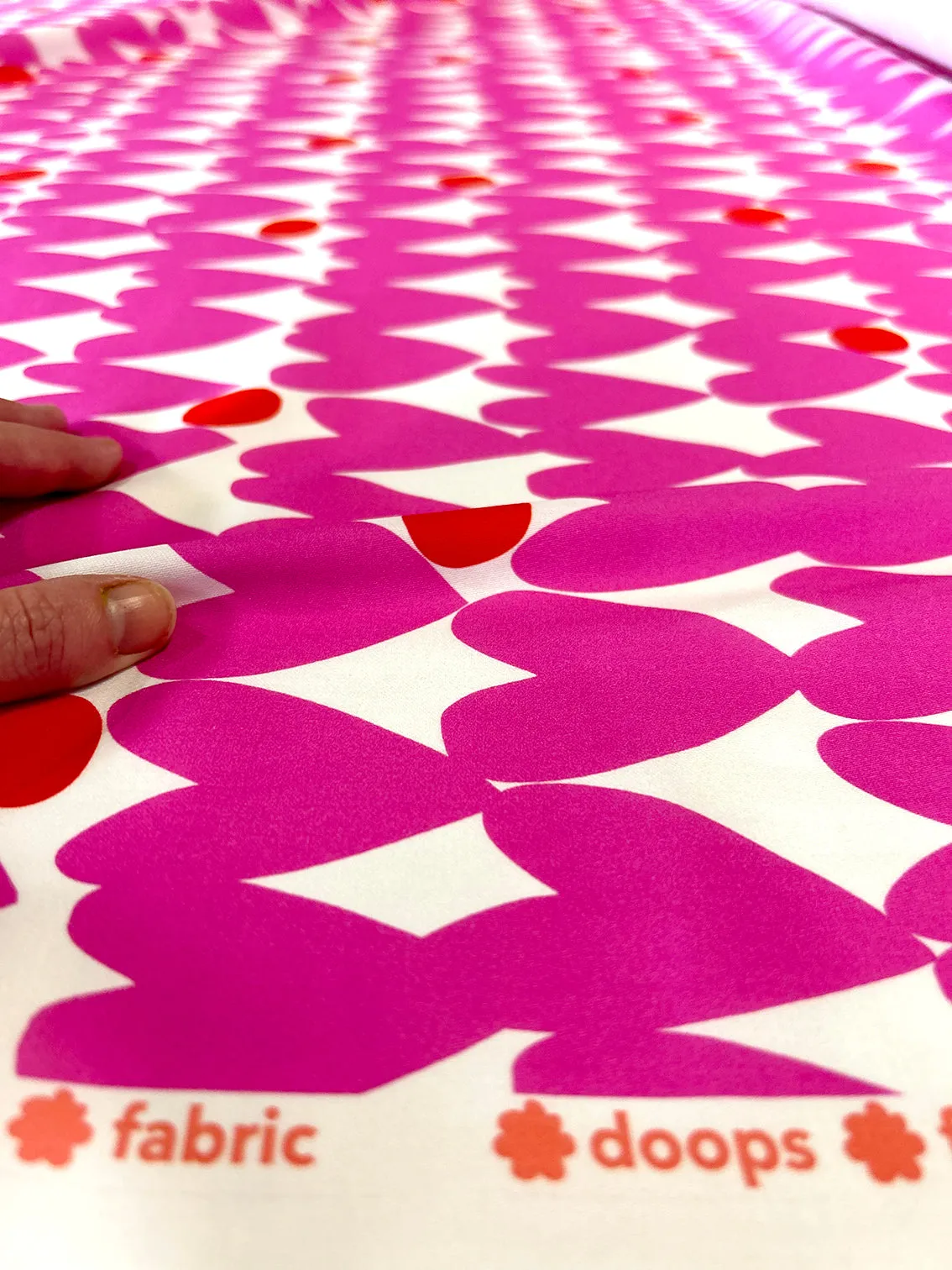 Sweet Pink Love cotton (CUT PIECE 2.2M $30)