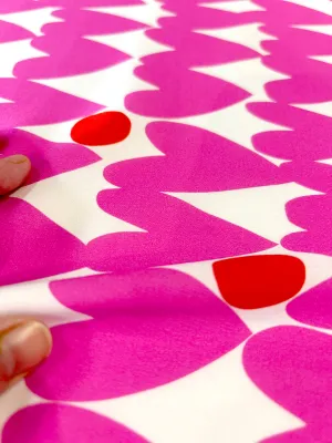 Sweet Pink Love cotton (CUT PIECE 2.2M $30)