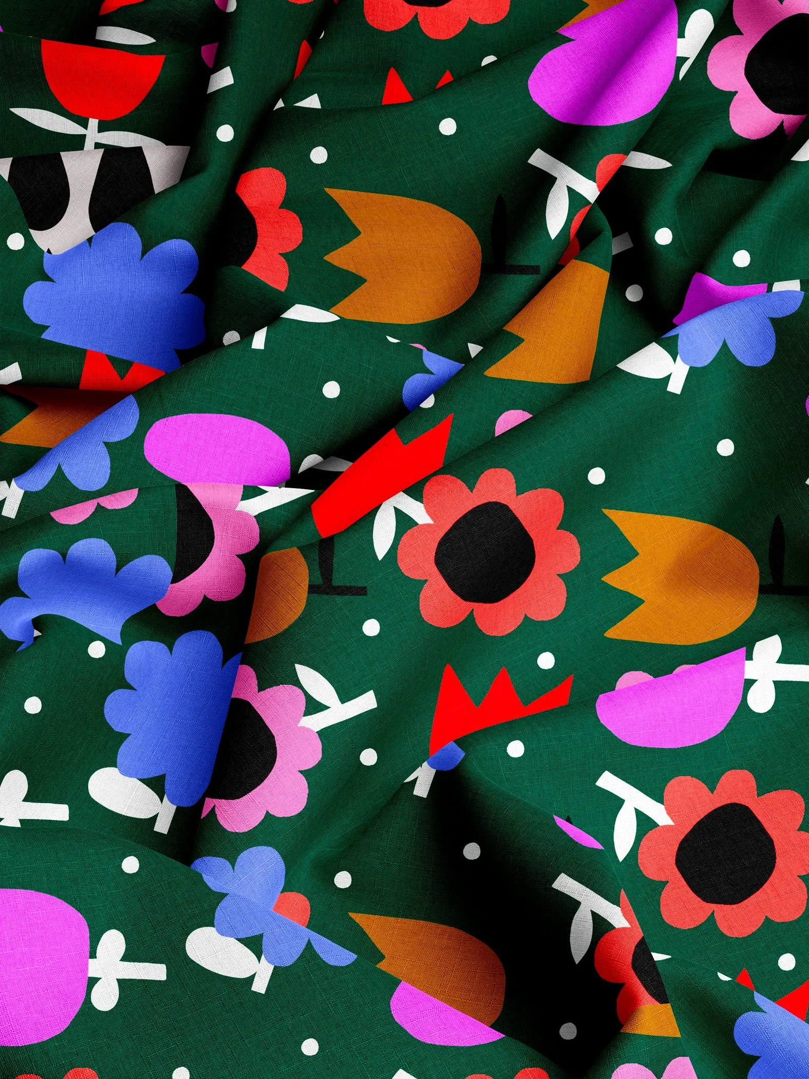 Sweet Tulip organic cotton linen