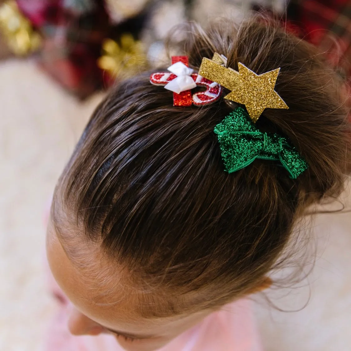 Sweet Wink Christmas Hair Clip Set