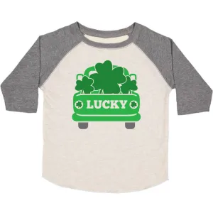 Sweet Wink Lucky Truck L/S Shirt - Natural / Heather