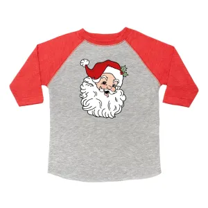 Sweet Wink Retro Santa Christmas 3/4 Raglan Shirt