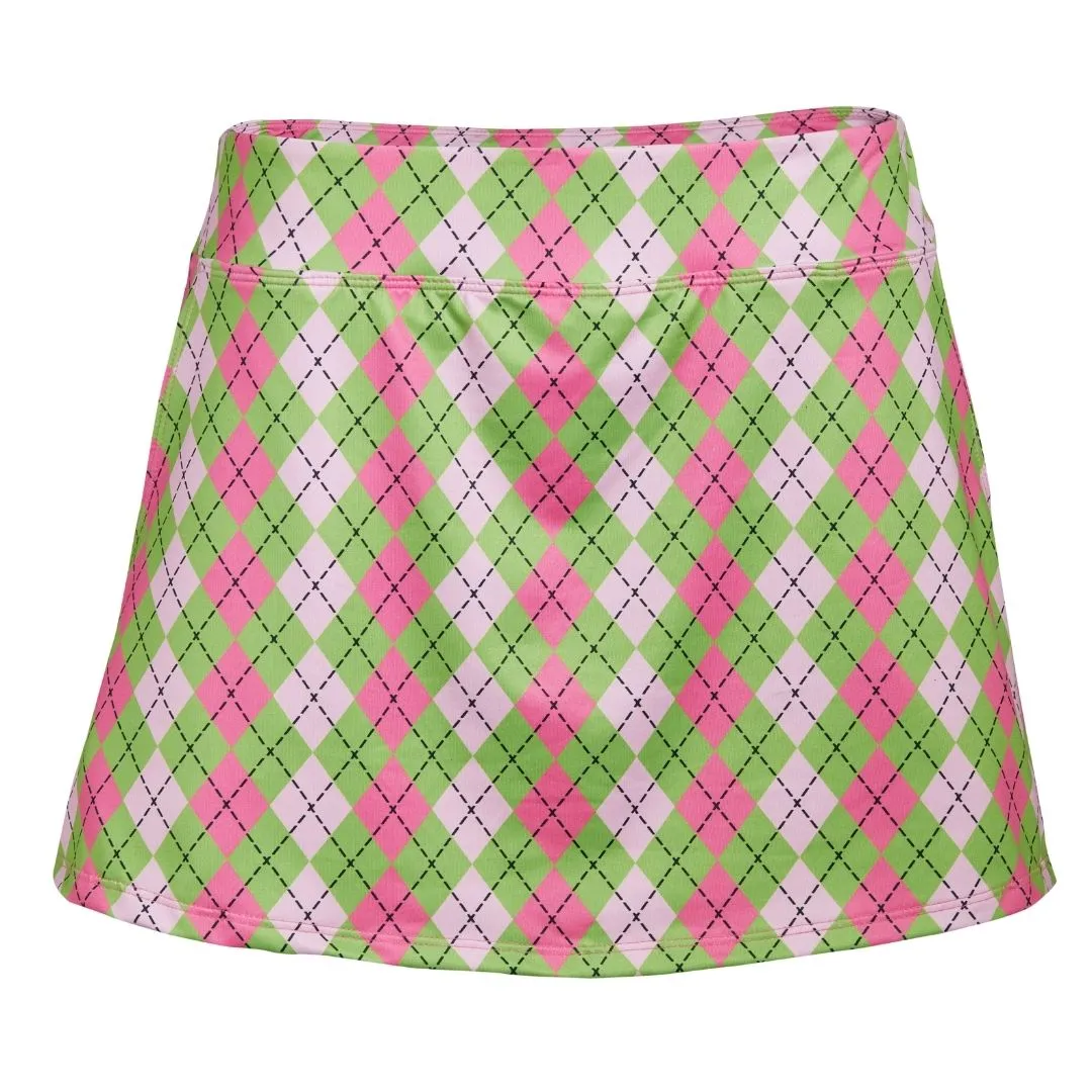 Tee Time Skirt-Sweet Argyle