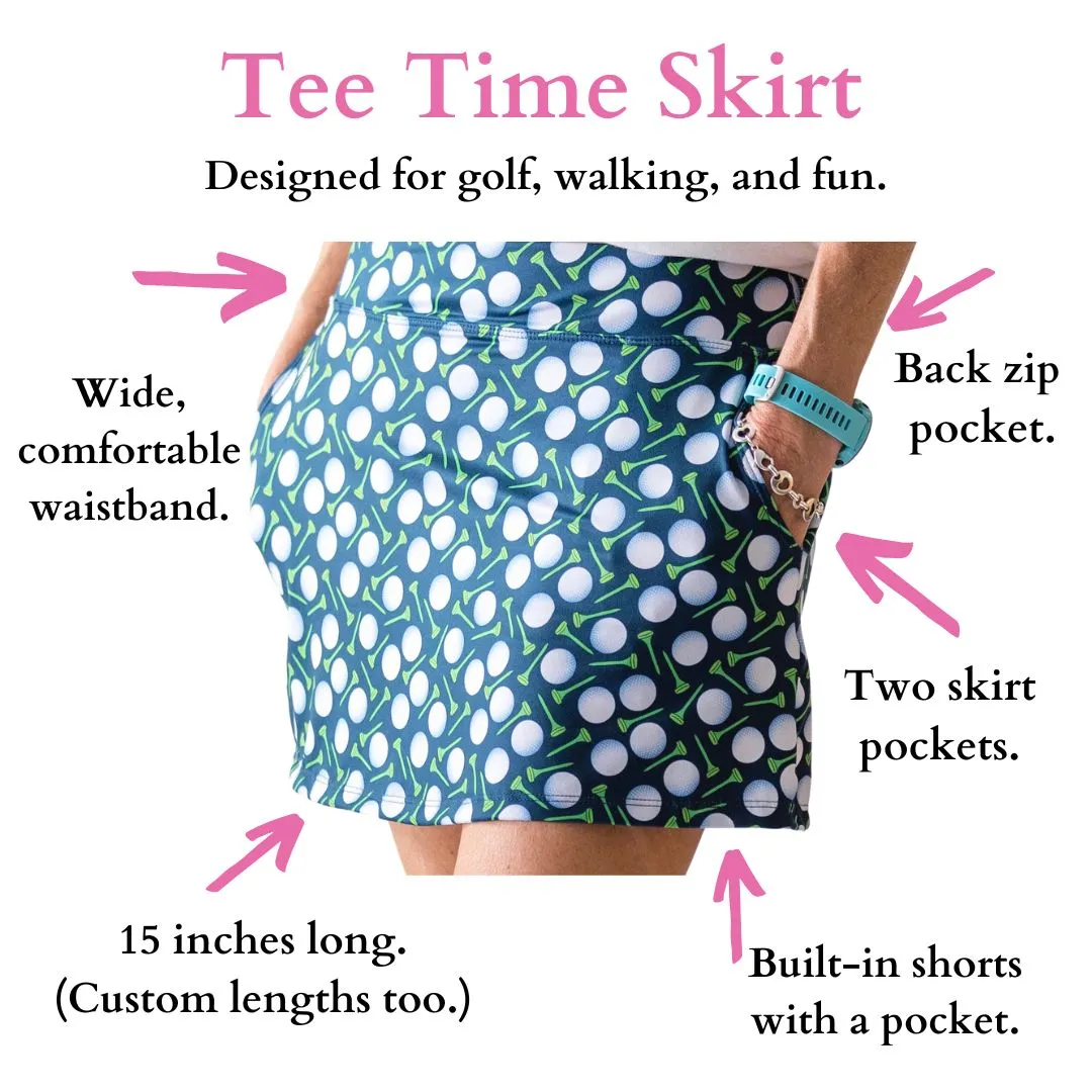 Tee Time Skirt-Sweet Argyle