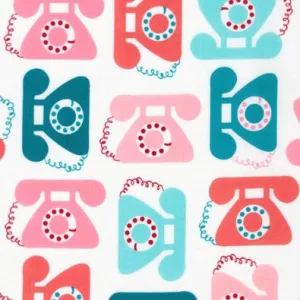 This and That Telephones in Sweet by Ann Kelle for Robert Kaufman Fabrics