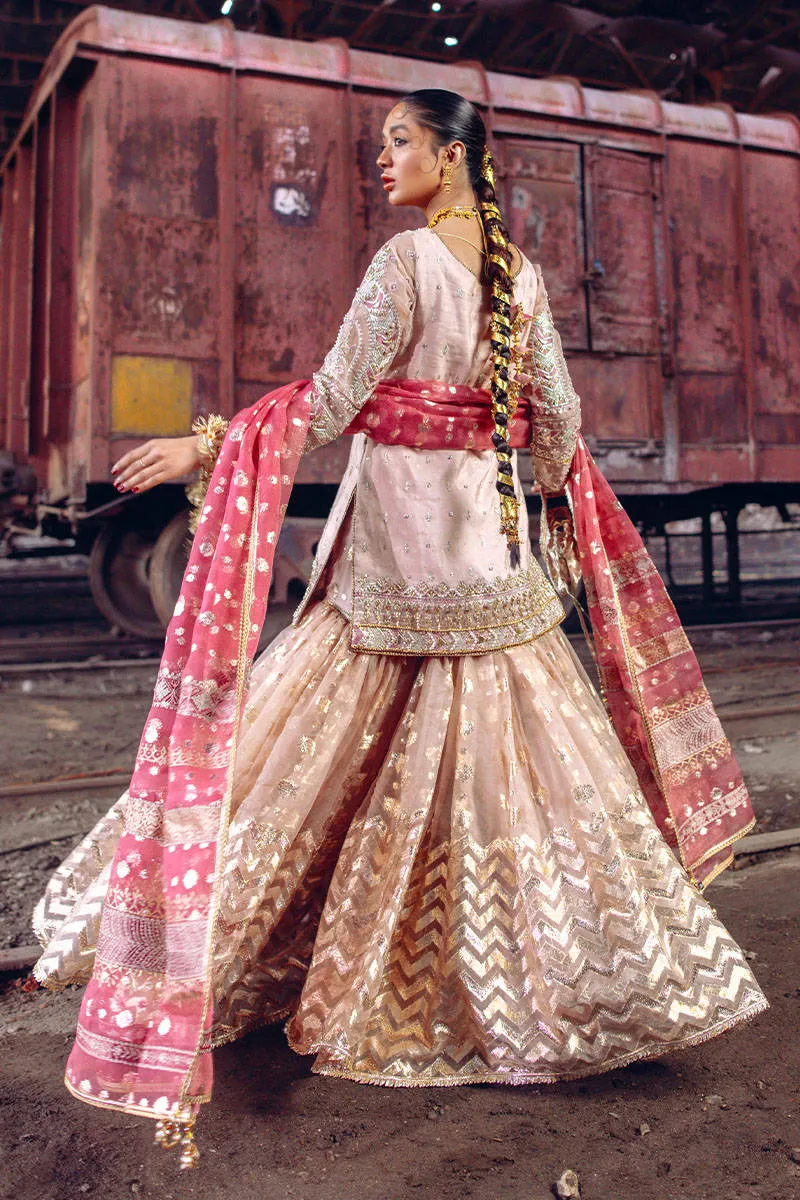 Traditional Pakistani Gharara Dress for Nikkah #BS874