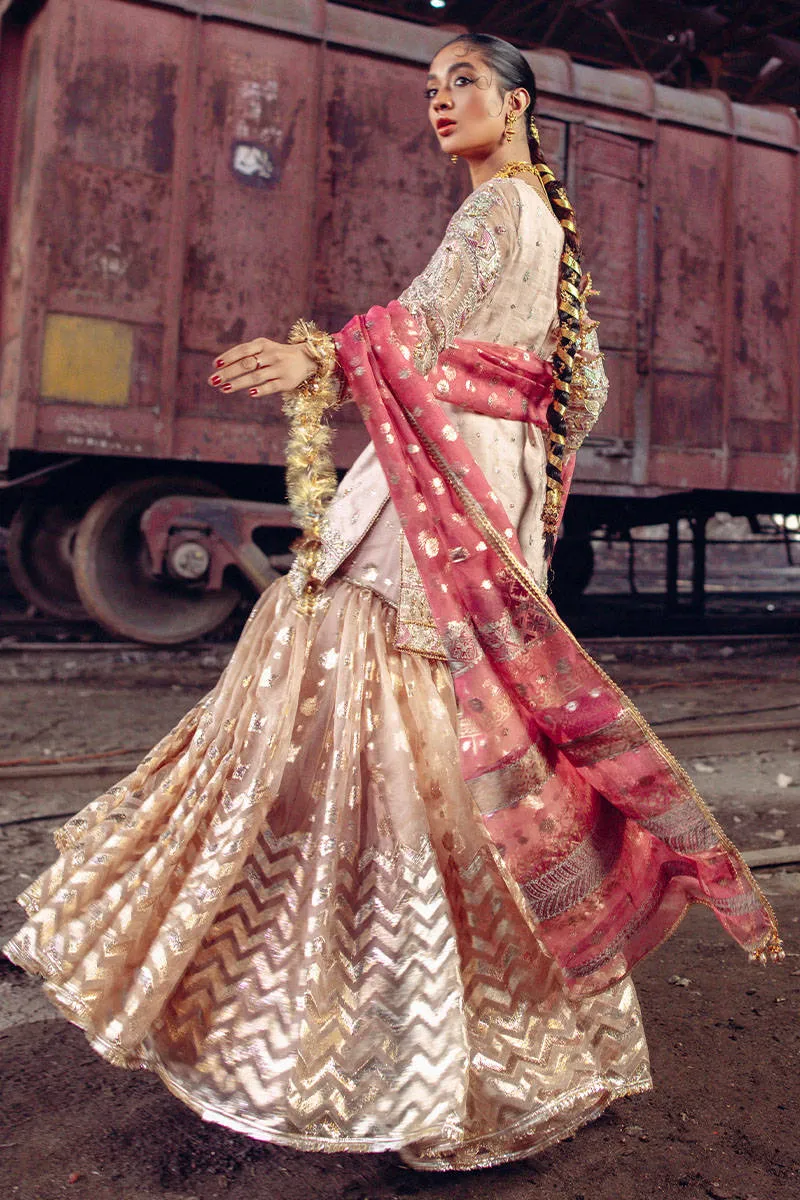 Traditional Pakistani Gharara Dress for Nikkah #BS874