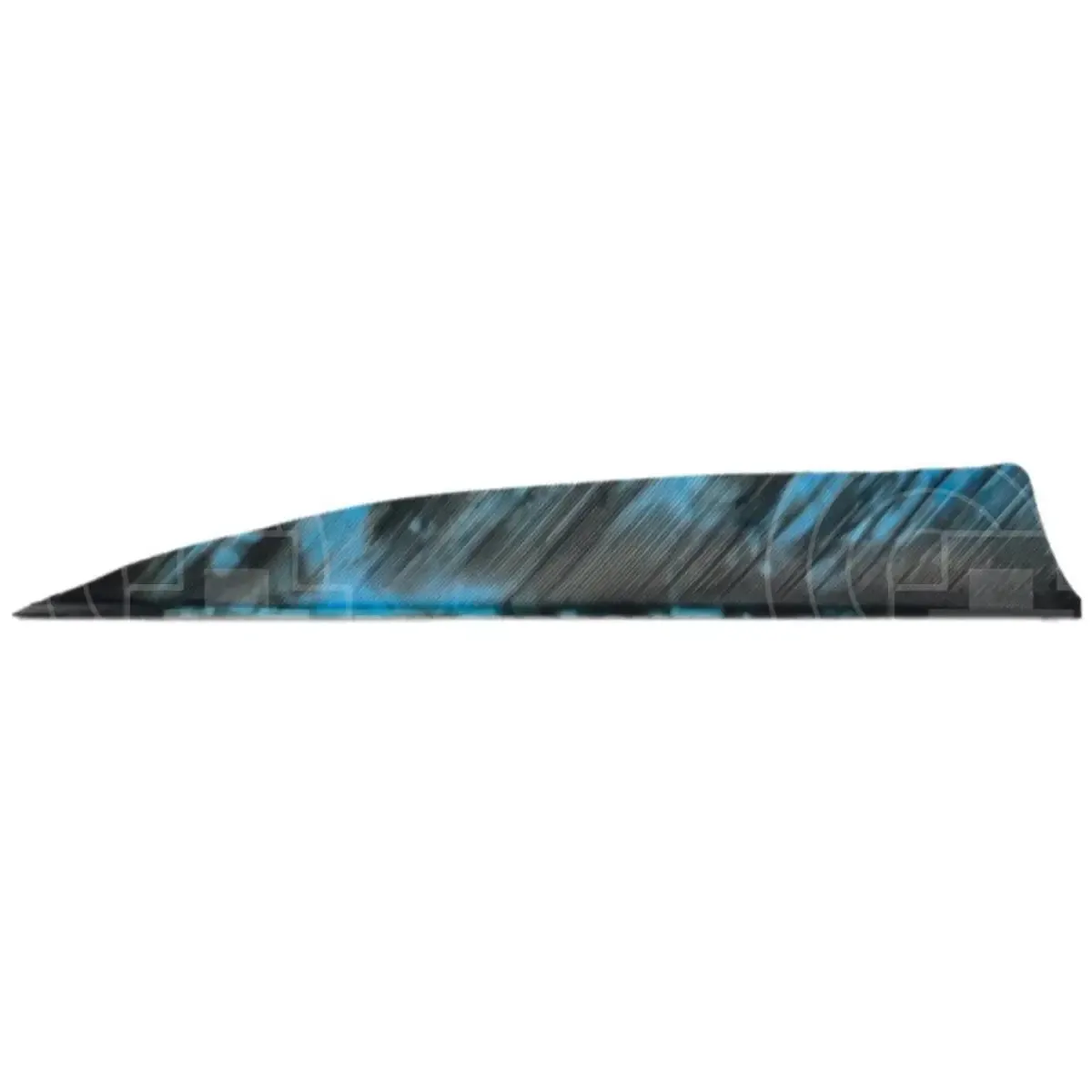 Tre Camo Colour 5.0" Shield Cut Feathers RW (12 Pack)