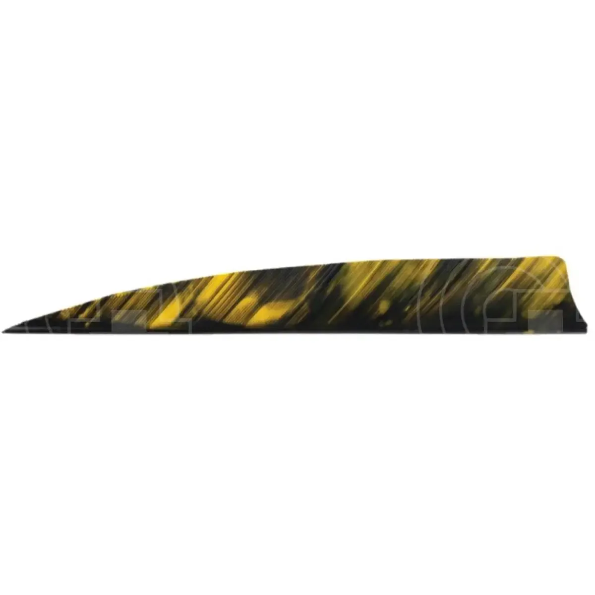 Tre Camo Colour 5.0" Shield Cut Feathers RW (12 Pack)