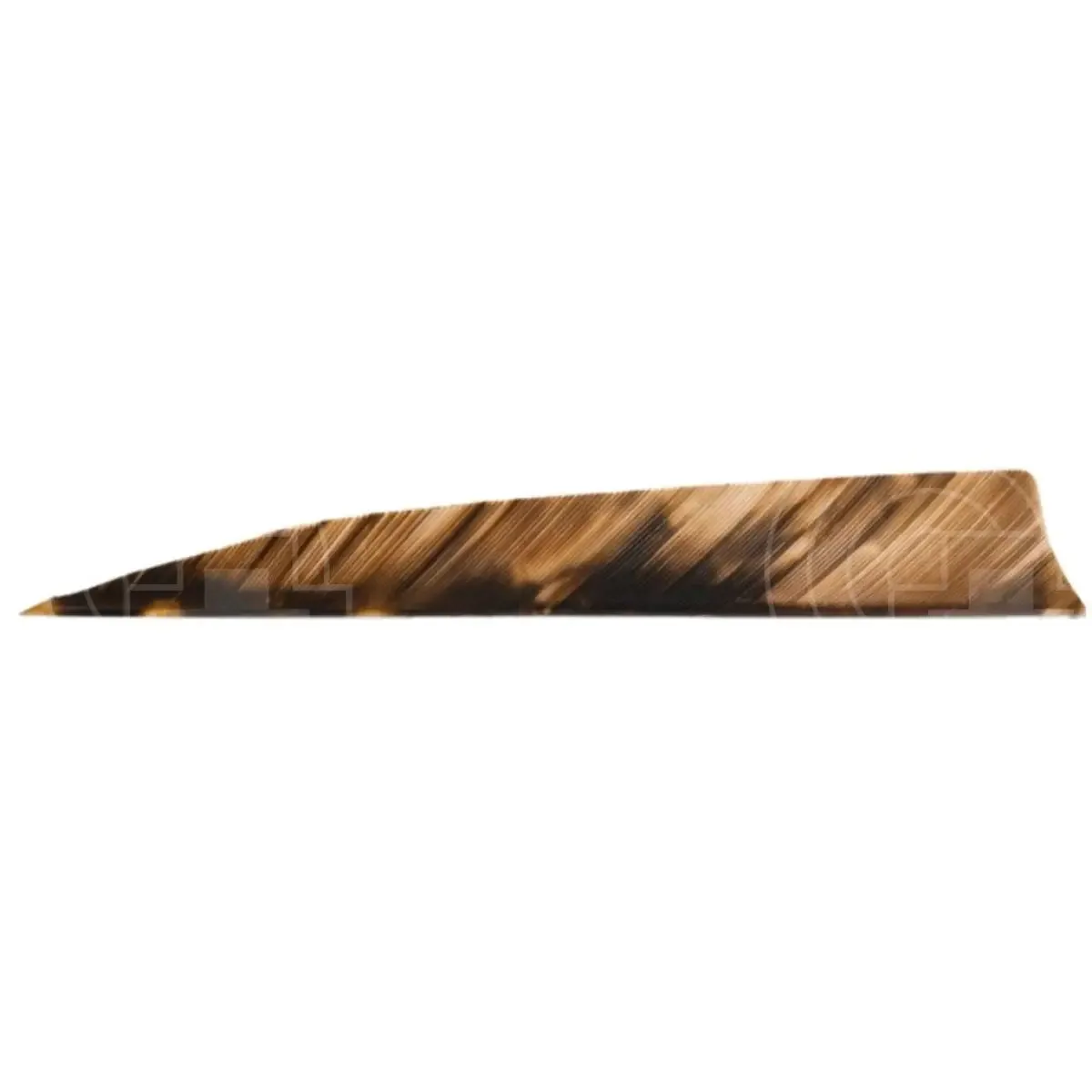 Tre Camo Colour 5.0" Shield Cut Feathers RW (12 Pack)