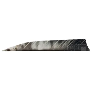 Tre Camo Colour 5.0" Shield Cut Feathers RW (12 Pack)