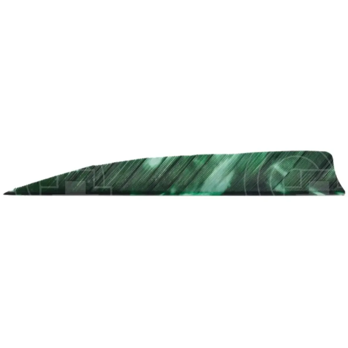 Tre Camo Colour 5.0" Shield Cut Feathers RW (12 Pack)