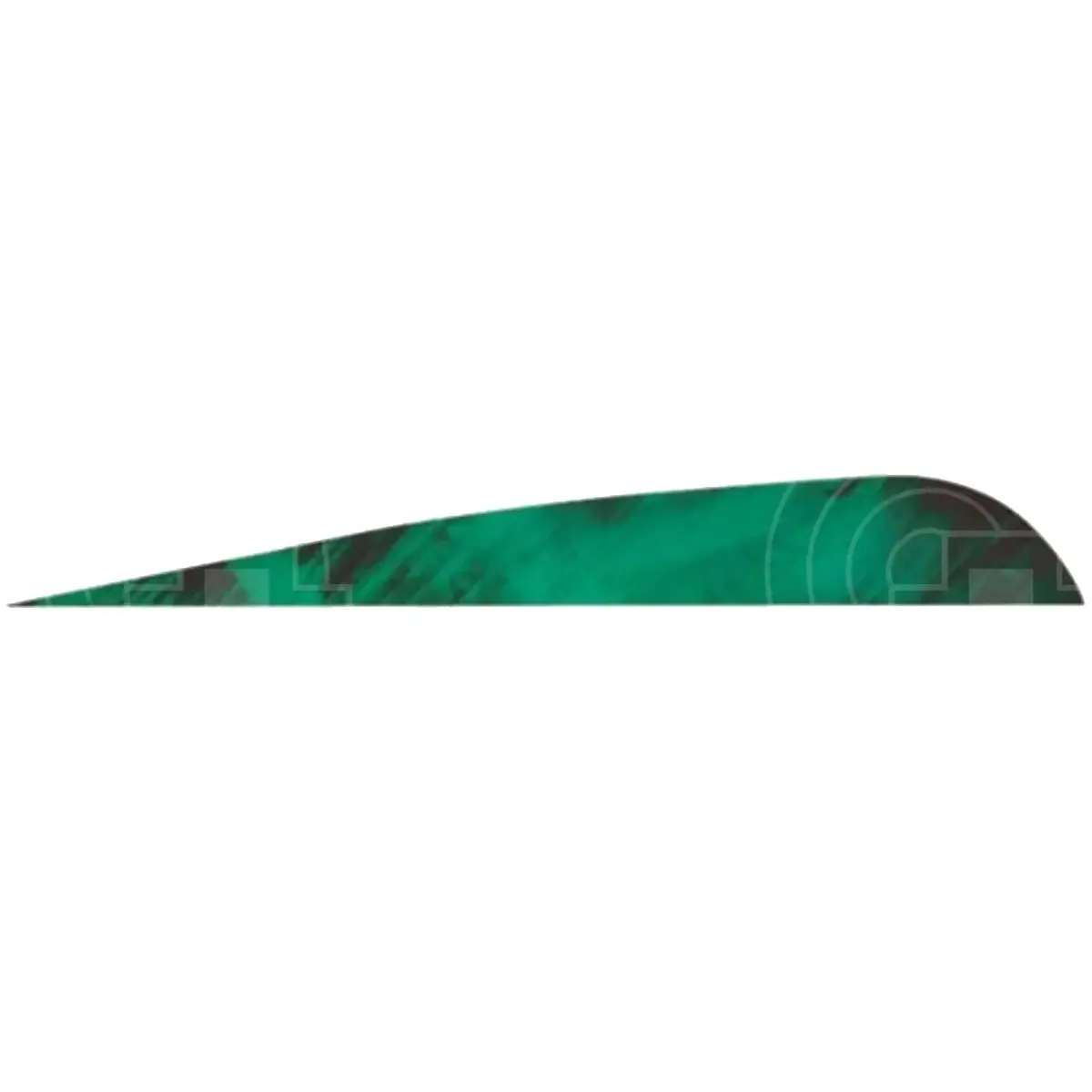 Tre Colour 4.0" Right Wing Parabolic Feathers (12 Pack)