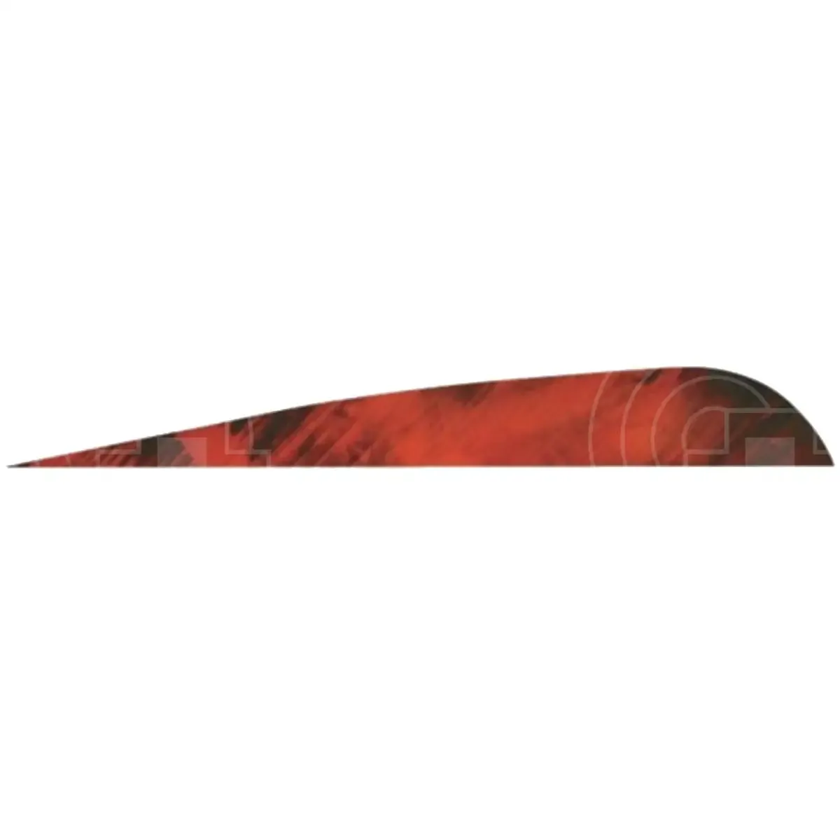 Tre Colour 4.0" Right Wing Parabolic Feathers (12 Pack)