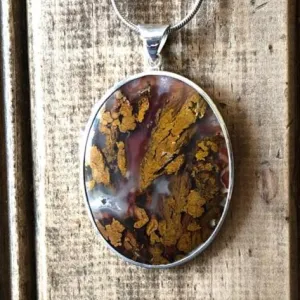 Tree of Life Plume Agate