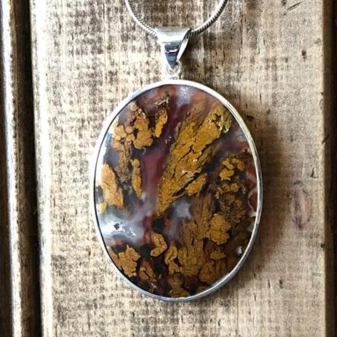 Tree of Life Plume Agate