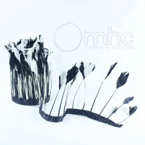 Two-Tone Feather Trimming