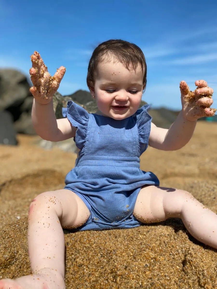 Vignette Emma Romper in Blue