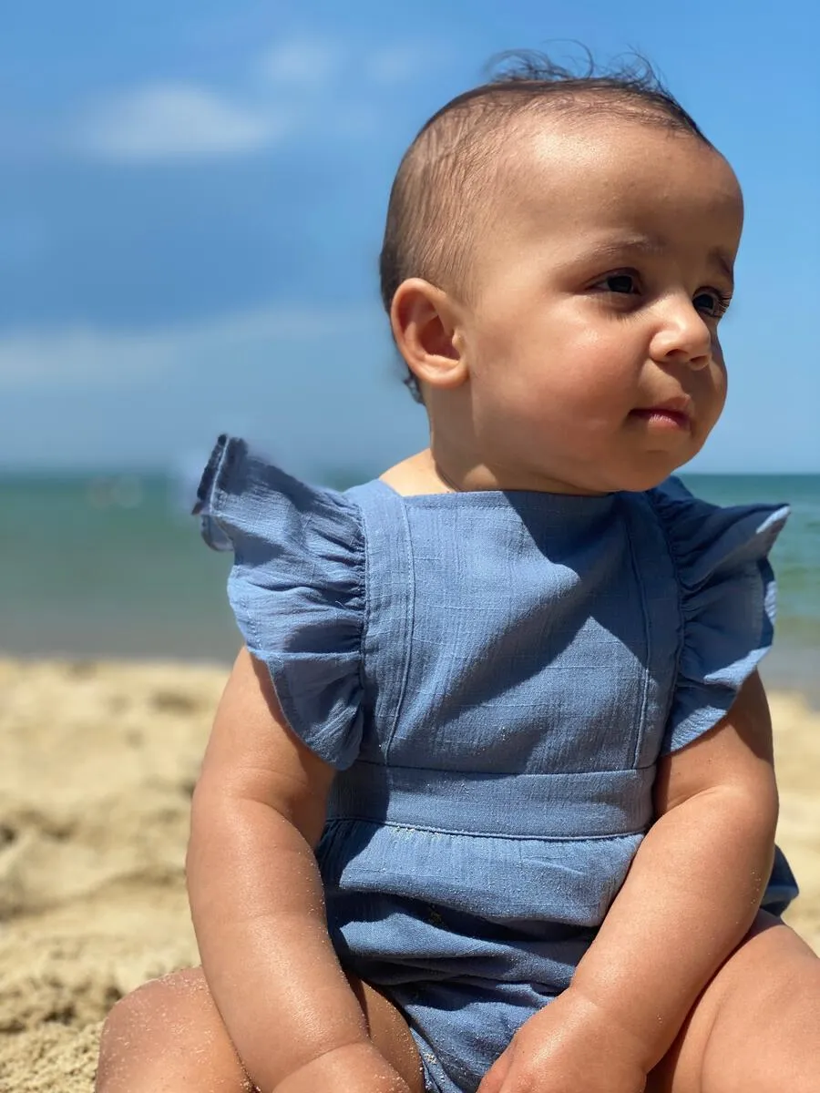 Vignette Emma Romper in Blue