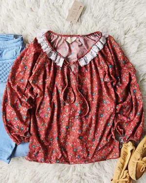 Vintage 70's Sweet Blooms Blouse