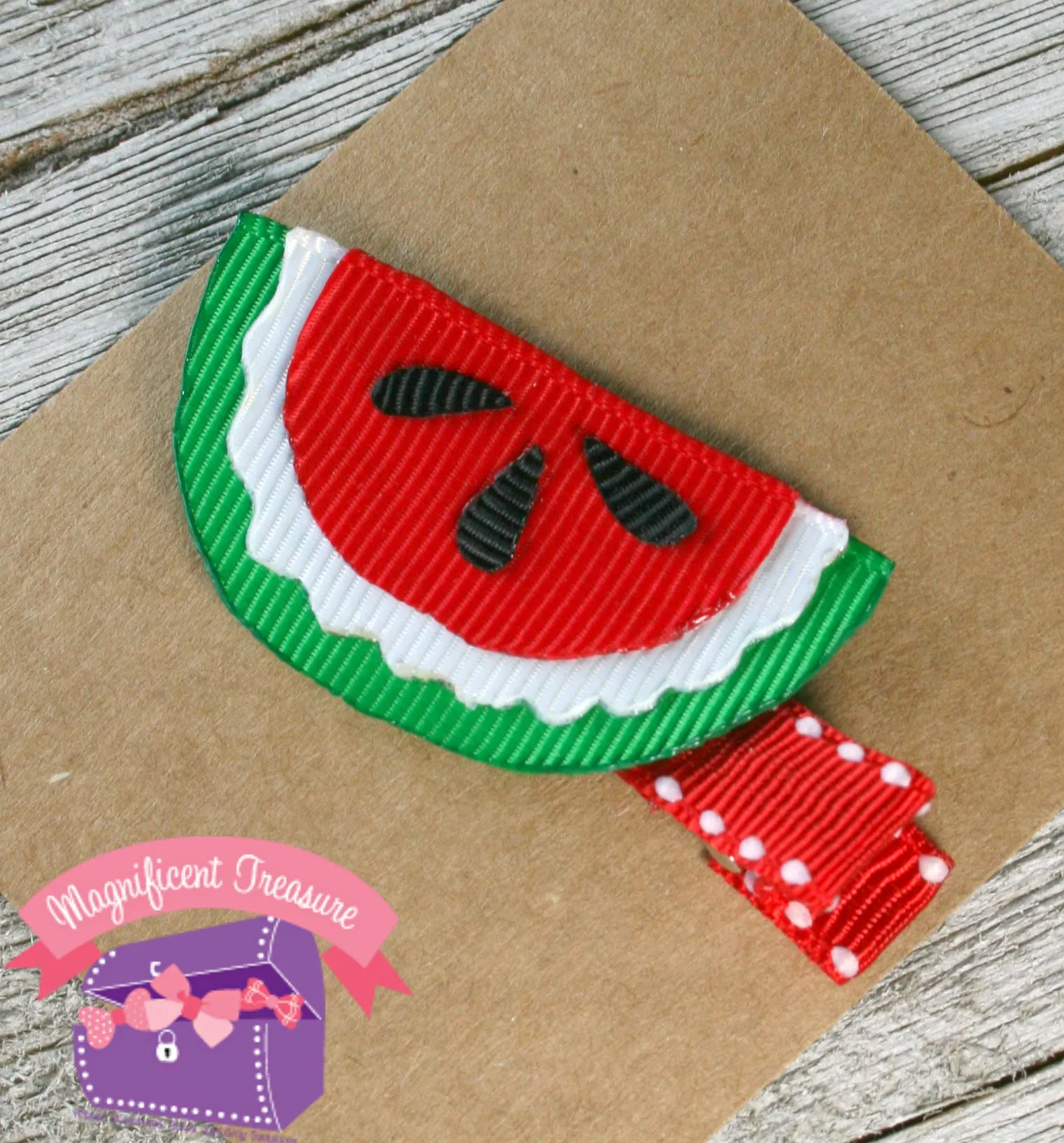 Watermelon Girls Summer Hair Clip