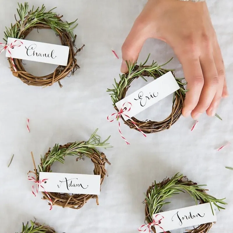 Wedding Decoration Wreath Natural Rattan Wreath Garland DIY Crafts Decor For Home Door Grand Tree Christmas Gift Party Ornament