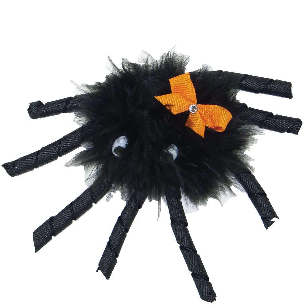 Wee Ones Marabou Spider Hair Clip