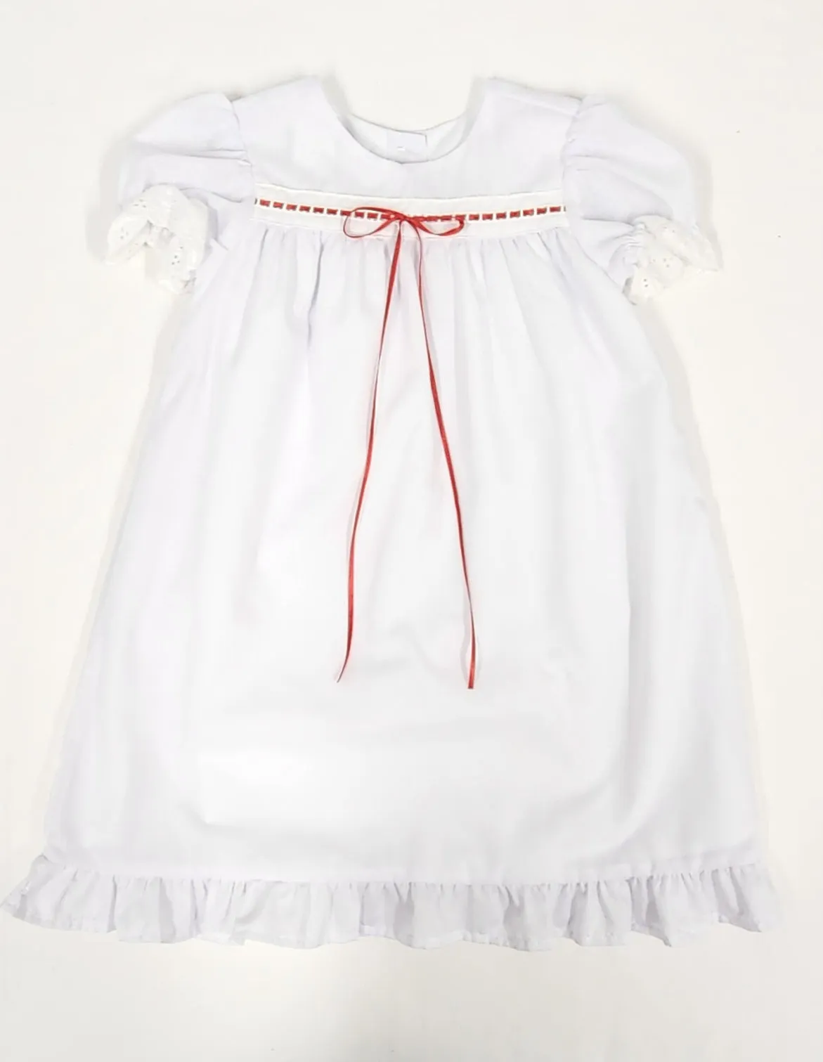 White Ribbon Gown