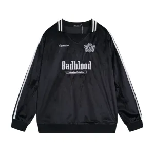 Women's Badblood Lettering Embroidered Sweatshirt
