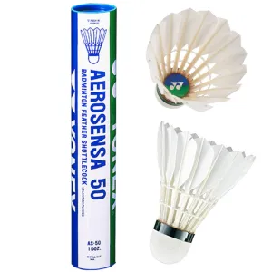 Yonex Aerosensa AS50 Badminton Feather Shuttles / Shuttlecocks - Set of 12